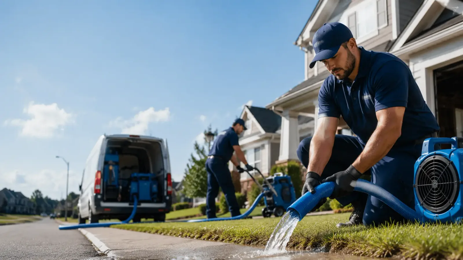 Flood Damage Restoration in Blue Rock, OH